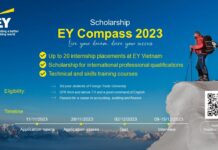 “EY Compass 2023” Scholarship Program for 3rd Year Students at Foreign Trade University