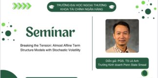 SPECIAL ACADEMIC SEMINAR – AN OPPORTUNITY TO MEET A FINANCE EXPERT